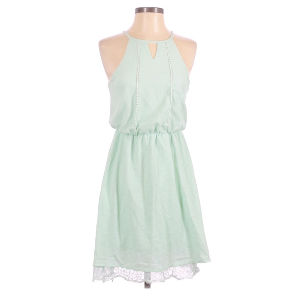 Blue Rain Lace Dress | SIZE S